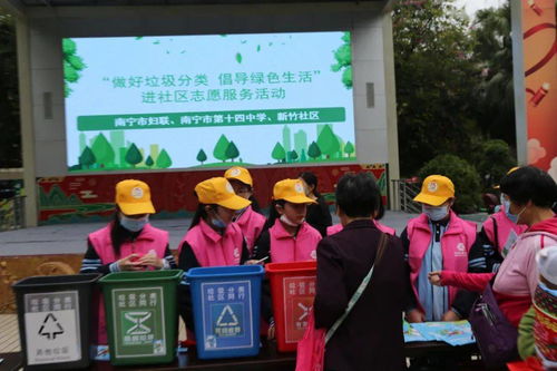 垃圾分類(lèi)進(jìn)社區(qū)，巾幗力量顯擔(dān)當(dāng)——南寧市婦聯(lián)積極開(kāi)展垃圾分類(lèi)志愿服務(wù)活動(dòng)